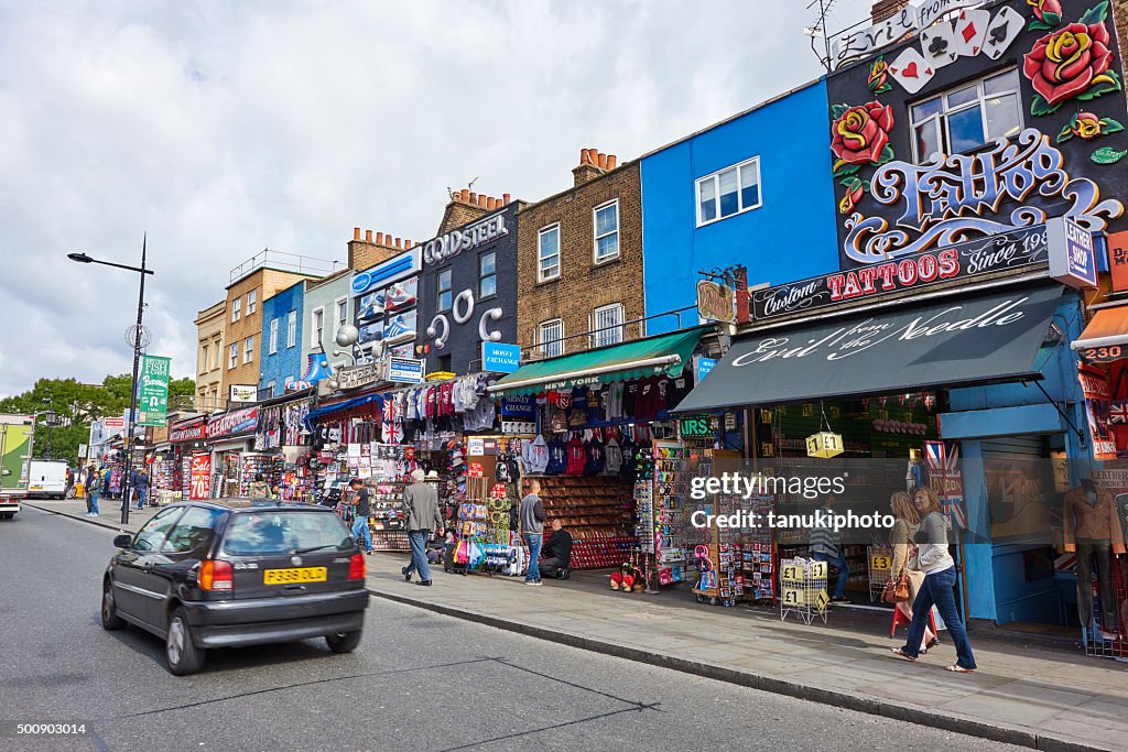 Shops in Camden Town