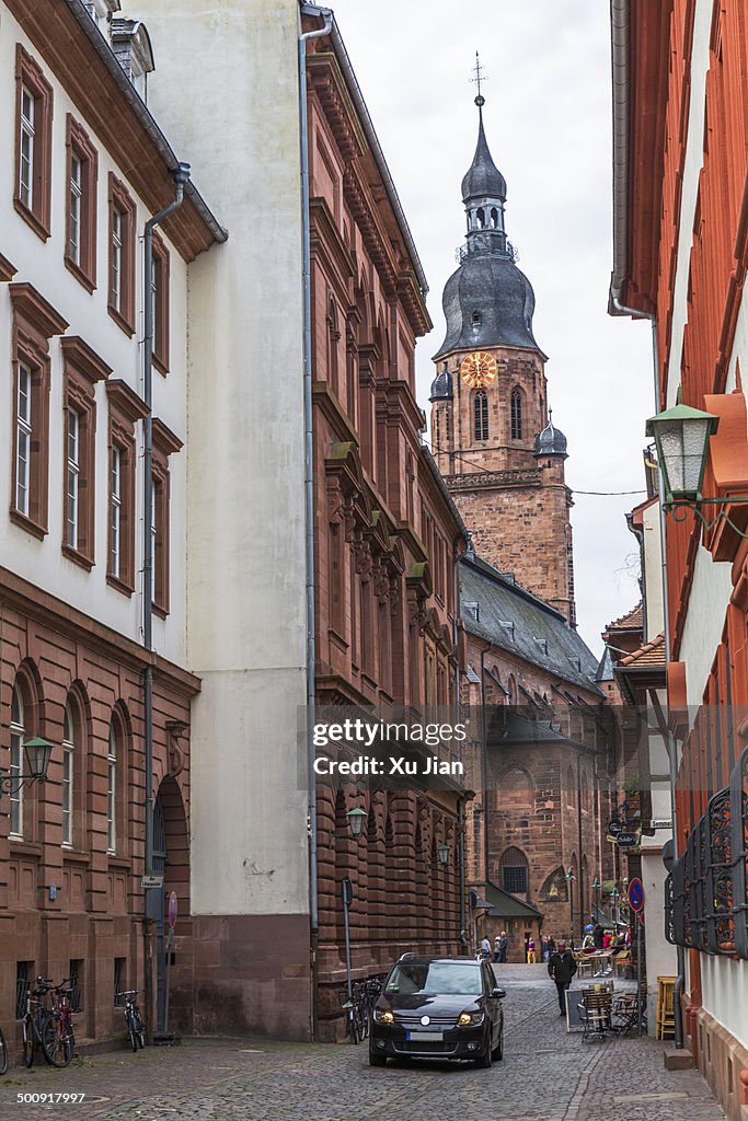 Street of Heidelberg Germany
