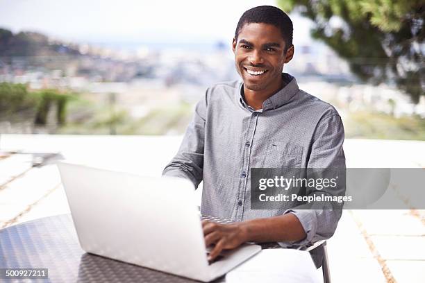 getting a bit of sunshine while i work - angola stock pictures, royalty-free photos & images