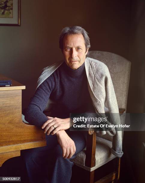 Italian conductor Carlo Maria Giulini , New York, 1980.
