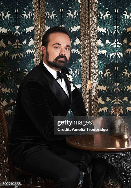 Newspaper owner and publisher Evgeny Lebedev is photographed for ES magazine on September 8, 2014 in London, England.