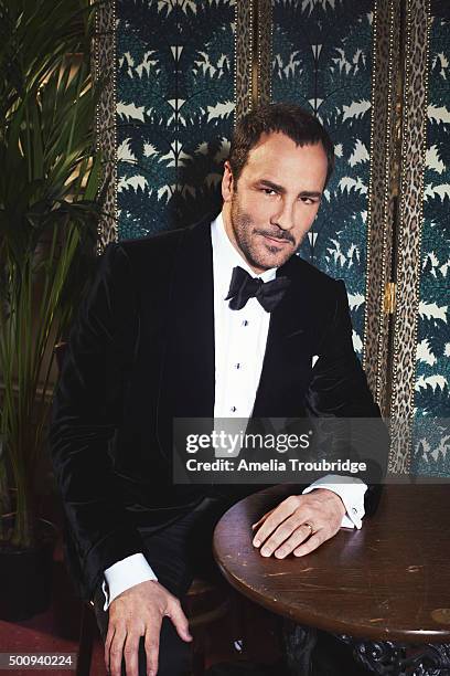 Fashion designer Tom Ford is photographed for ES magazine on September 8, 2014 in London, England.