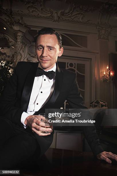 Actor Tom Hiddleston is photographed for ES magazine on September 8, 2014 in London, England.