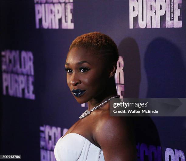 Cynthia Erivo attends the Broadway Opening Night Performance After Party for 'The Color Purple' at Copacabana on December 10, 2015 in New York City.
