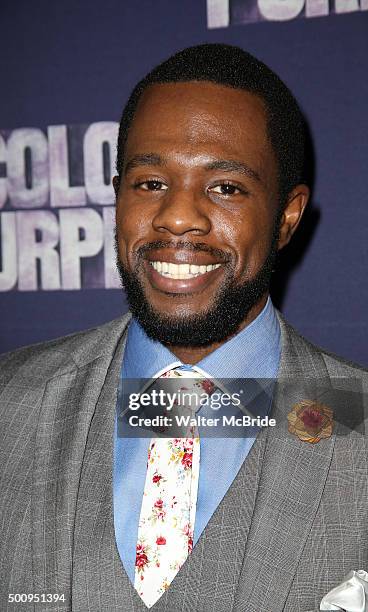 Akron Watson attending the Broadway Opening Night Performance After Party for 'The Color Purple' at Copacabana on December 10, 2015 in New York City.