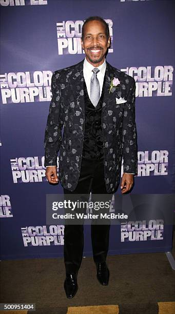 Dwayne Clark attends the Broadway Opening Night Performance After Party for 'The Color Purple' at Copacabana on December 10, 2015 in New York City.