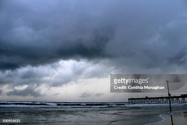 Tropical Storm / Hurricane Arthur swirls off the coast of Florida July 2, 2014.
