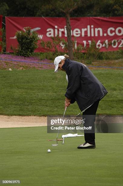 Marianne Hartl , Golf-Turnier: "Premiere Golf Trophy", Port d Andratx/Mallorca/Spanien, , Golfplatz, Sport, Schläger, Golf, Grün, Rasen, Mütze,...