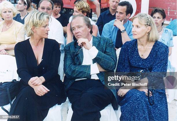 Ulla Kock am Brink, Rene Kollo,, Ehefrau; Beatrice, "Wetten, daß..?" ZDF,; Stierkampfarena, Palma de Mallorca/Spanien, Promi, Foto: P.Bischoff,