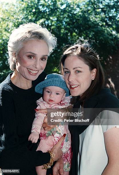 Daliah Lavi-Gans , Tochter Kathy Rothman,; Enkeltochter Sophie, Homestory, Brookline; , USA/Amerika, Promi, Foto: P.Bischoff, (Photo by Peter...