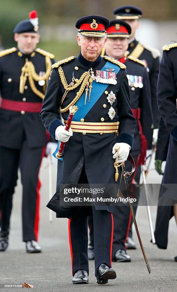 Prince Charles Attends The Sovereigns Parade At Sandhurst