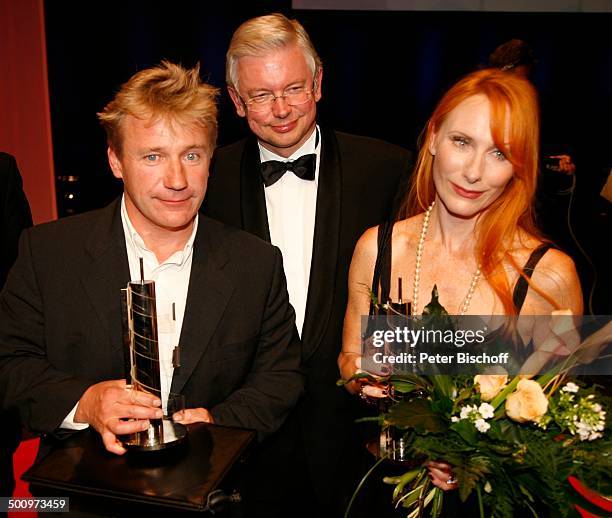 Jörg Schüttauf , Andrea Sawatzki, Roland Koch , Hessischer Film- und Kinopreis 2006, Frankfurt am Main, Deutschland, , P.-Nr.: 1483/2006, Gala,...