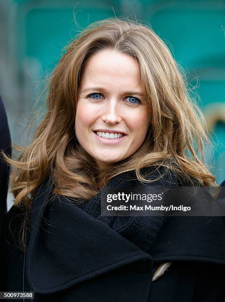 Kim Murray attends the Sovereign's Parade at the Royal Military Academy Sandhurst to watch her brother Junior Under Officer Scott Sears take part in...