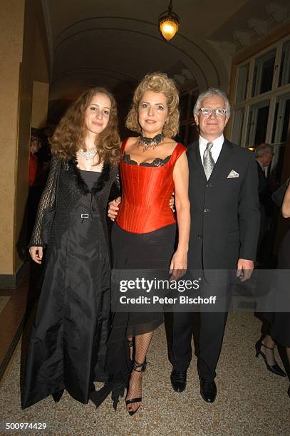 Michaela May, Tochter Lilian Theresa May, Ehemann Dr. Juck Schiffer, Gala zur ARD/BR-Verleihung: "Bayrischer Fernsehpreis", "Prinzregententheater",...