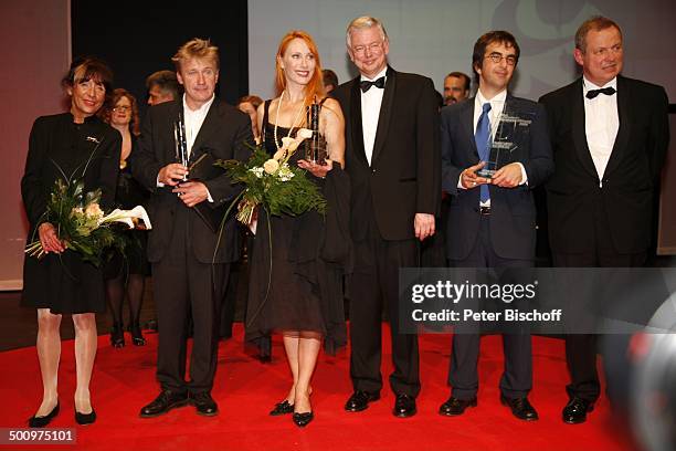 Vera Tschechowa , Jörg Schüttauf, Andrea Sawatzki, Roland Koch, Atom Egoyan , Hessischer Filmpreis und Kinopreis 2006, Frankfurt am Main,...
