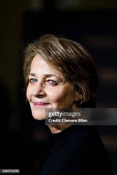 Charlotte Rampling attends the EFA Filmgala Opening - 15th French Film Week Berlin on December 11, 2015 in Berlin, Germany.