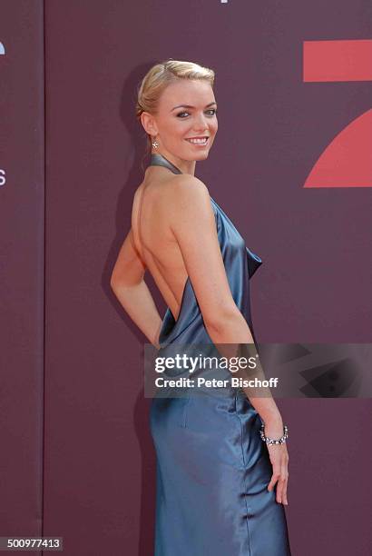 Anni , Verleihung, Gala Bayerischer Fernsehpreis 2007, Preis: "Der Blaue Panther", Prinzregententheater, München, Bayern, Deutschland, roter Teppich,...