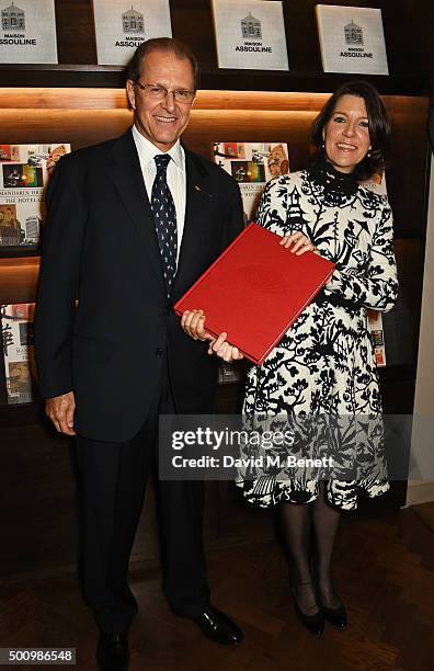 Edouard Ettedgui, Group Chief Executive of Mandarin Oriental Hotel Group, and Jill Kluge, Group Director of Brand Communication for Mandarin Oriental...