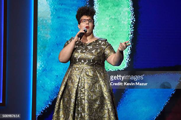 Brittany Howard performs onstage during Billboard Women In Music 2015 on Lifetime at Cipriani 42nd Street on December 11, 2015 in New York City.