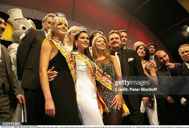 Isabelle Knispel , Wlada Schüler , Jennifer Schäfer , Roland Mack , Finale der "Miss Germany"-Wahl 2006, Hotel "Colosseo", Rust, Deutschland, ,...