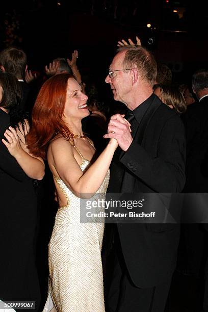 Hans-Peter Korff , Ehefrau Christiane Leuchtmann, Gala "23. Sportpresseball", Frankfurt, , "Alte Oper", Ball-Saal, Tanz, tanzen, Promi, Promis,...