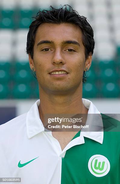 Kamani Hill, Portrait, geb.: 28.12.85, Sternzeichen: Steinbock, Spieler des VFL Wolfsburg, Bundesliga 2007/2008, Volkswagen-Arena, Wolfsburg,...