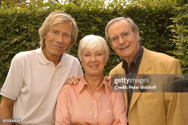 Horst Janson, Maria Sebaldt, Wilfried Klaus , ZDF-Serie ; "Soko 5113", Folge 13 "Schwarze Sonne", München, Deutschland, P.-Nr.1198/2005, , Brille,...