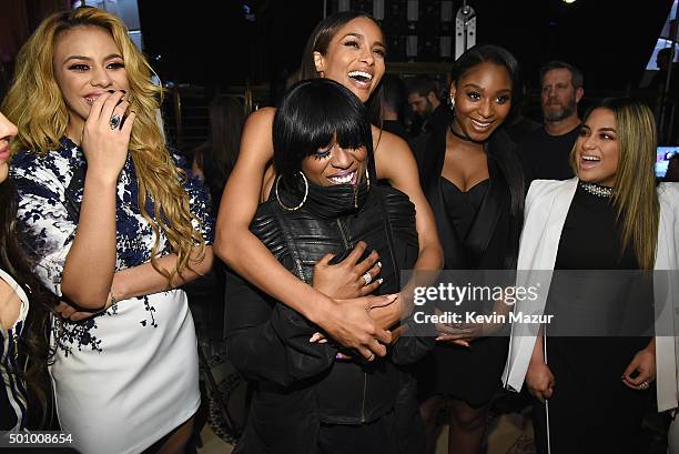 Ciara and Missy Elliott attend Billboard Women In Music 2015 on Lifetime at Cipriani 42nd Street on December 11, 2015 in New York City.