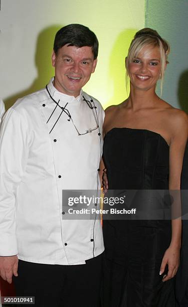 Harald Wohlfahrt , Antonia Schmitz , 16. "Radio-Regenbogen"-Benefiz-Gala "Ball der Sterne, Motto "Metropolen Europas", Mannheim, Deutschland, ,...