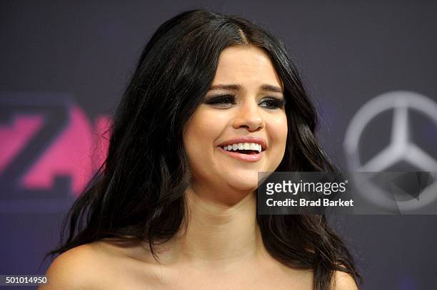 Recording artist Selena Gomez attends Z100's Jingle Ball 2015 at Madison Square Garden on December 11, 2015 in New York City.