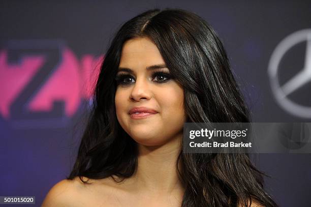 Recording artist Selena Gomez attends Z100's Jingle Ball 2015 at Madison Square Garden on December 11, 2015 in New York City.