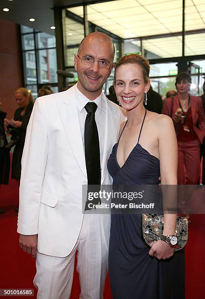 Christoph Maria Herbst , Freundin Marie Zielcke , RTL-Gala Verleihung 9. "Deutscher Fernsehpreis", "Coloneum", Köln, Nordrhein-Westfalen,...