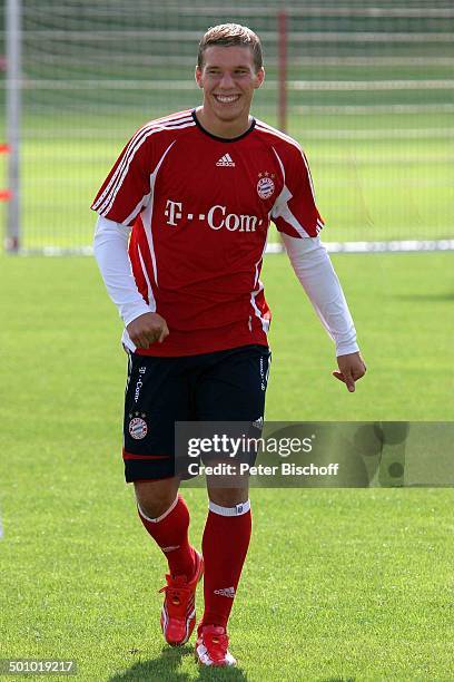 Lukas Podolski , Allianz Arena, München, Deutschland, , P.-Nr. 1116/2006, Stadion, Training, Fußballer, Sport, Profi-Sportler Promi, JB; Foto:...