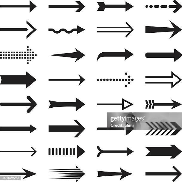 arrows - straight stock illustrations