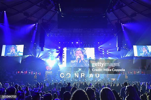 Musician Conrad Sewell performs onstage during Z100's Jingle Ball 2015 at Madison Square Garden on December 11, 2015 in New York City.