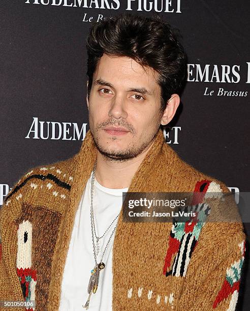 John Mayer attends the opening of Audemars Piguet on December 9, 2015 in Beverly Hills, California.