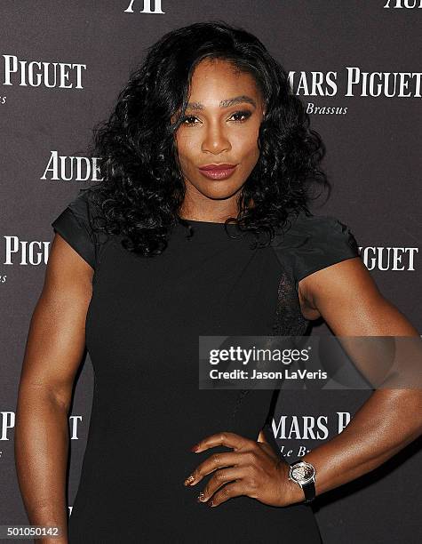 Serena Williams attends the grand opening of the Audemars Piguet Rodeo Drive Boutiqueon December 9, 2015 in Beverly Hills, California.