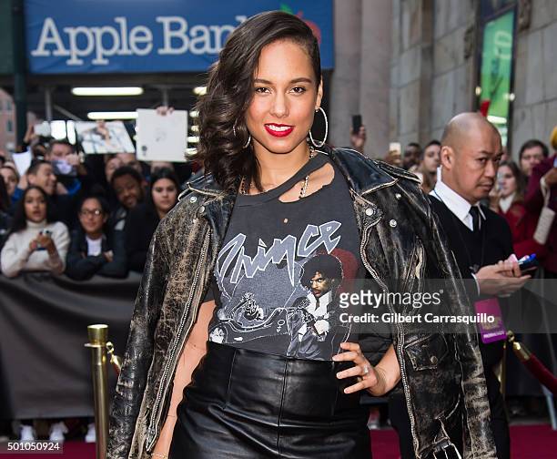 Singer-songwriter Alicia Keys attends Billboard's 10th Annual Women In Music at Cipriani 42nd Street on December 11, 2015 in New York City.