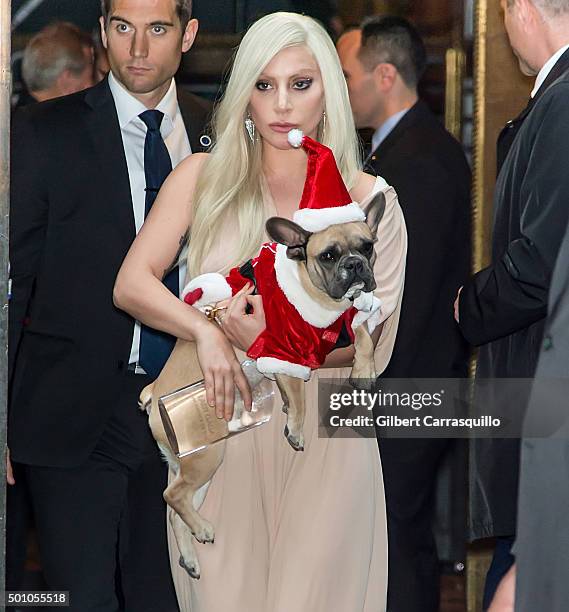 Singer-songwriter Lady Gaga attends Billboard's 10th Annual Women In Music at Cipriani 42nd Street on December 11, 2015 in New York City.