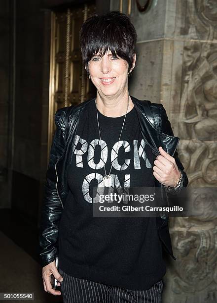 Songwriter Diane Warren attends Billboard's 10th Annual Women In Music at Cipriani 42nd Street on December 11, 2015 in New York City.