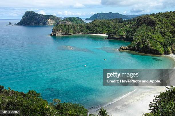 ogasawara kominato-kaigan - ogasawara islands stock pictures, royalty-free photos & images