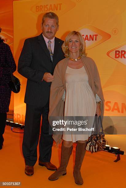 Andrea L'Arronge, Ehemann Charly Reichenwallner, MDR "Brisant Brillant 2007" Verleihung, München, Bayern, Deutschland, Europa, Preis, Auszeichnung,...
