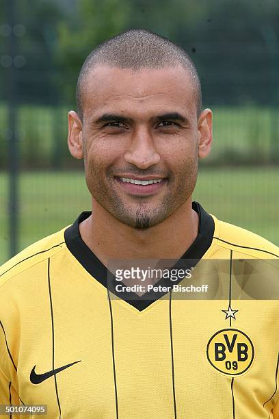 Delron Buckley, Portrait, geb: , Sternzeichen: Schütze, Fussball-Mannschaft "Borussia Dortmund", Signal Iduna Park, Nordrhein-Westfalen, Deutschland,...