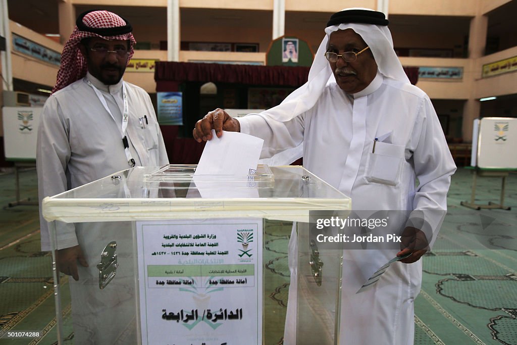 Municipal Elections Are Held Acoss The Kingdom Of Saudi Arabia