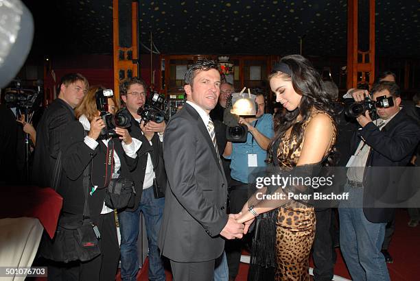 Lothar Matthäus, Freundin Kristina Liliana , Presse, Gala "Laureus Medien Award" 2007, "Witzigmann und Roncalli Bajazzo", München, Bayern,...