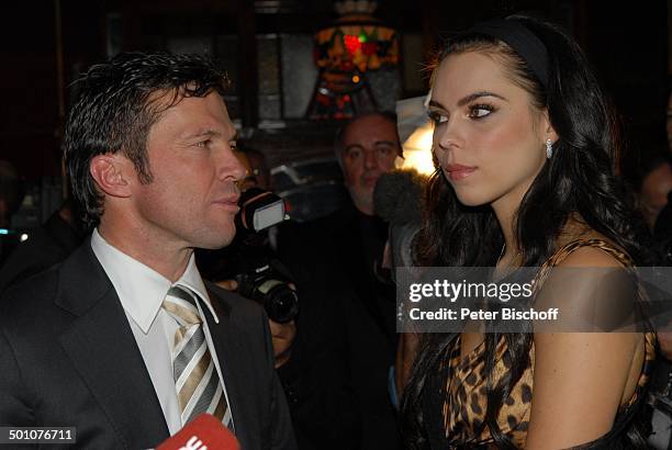 Lothar Matthäus, Freundin Kristina Liliana , Presse, Gala "Laureus Medien Award" 2007, "Witzigmann und Roncalli Bajazzo", München, Bayern,...