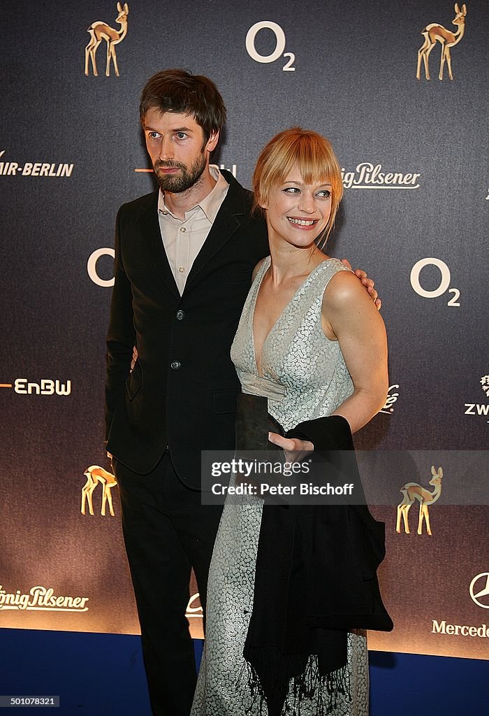 Heike Makatsch, Freund Max Schröder, Gala, "Bambi"-Verleihung, "Congress Center", Dü