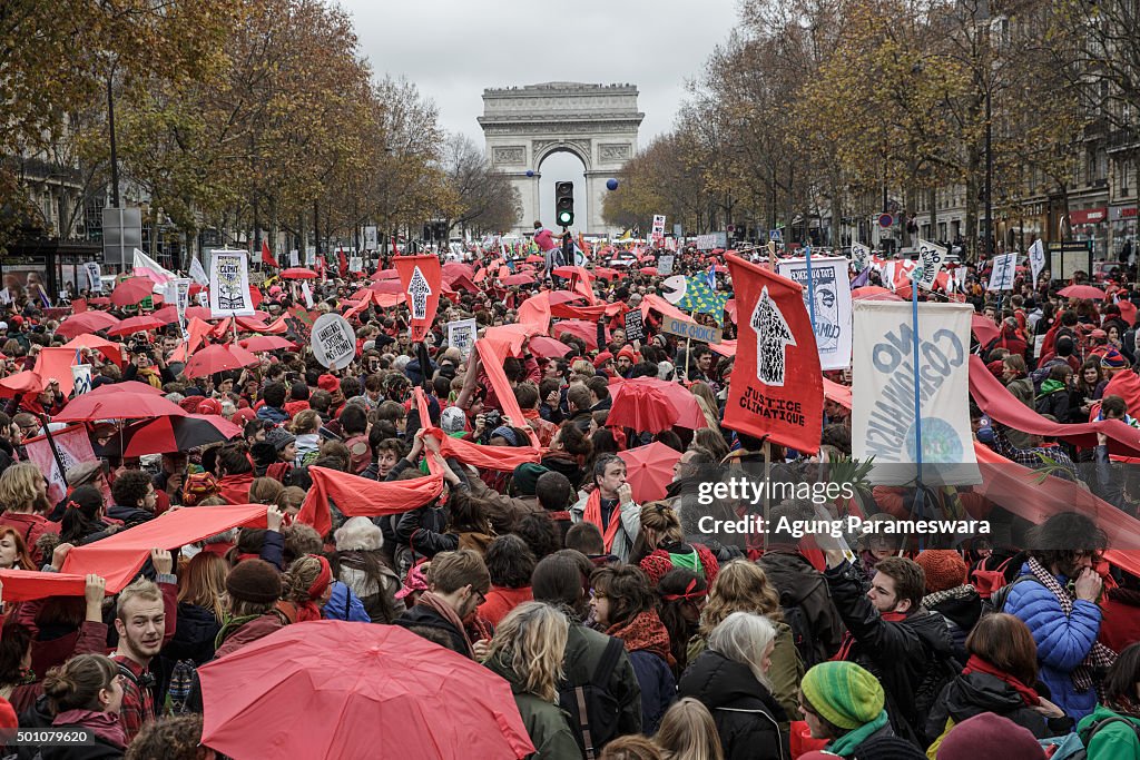 Activists Rally During COP21 In Paris