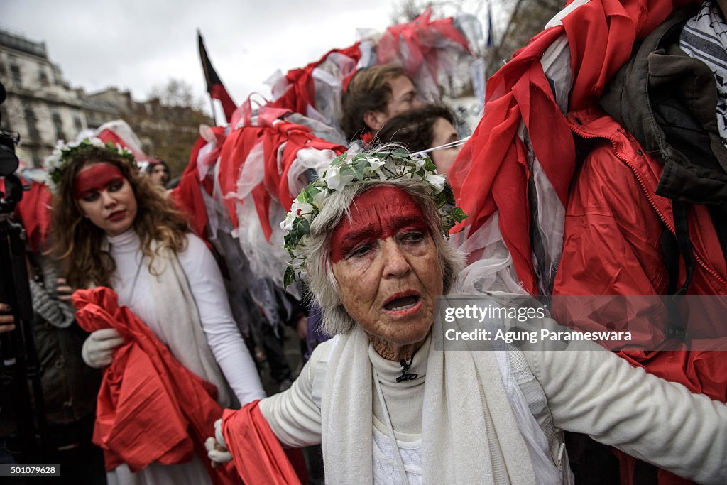 Activists Rally During COP21 In Paris