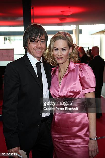 Gesine Cukrowski, Lebensgefährte Michael Helfrich, Sat.1-Gala Verleihung "Deutscher Fernsehpreis 2009", "Coloneum", Köln, Nordrhein-Westfalen,...